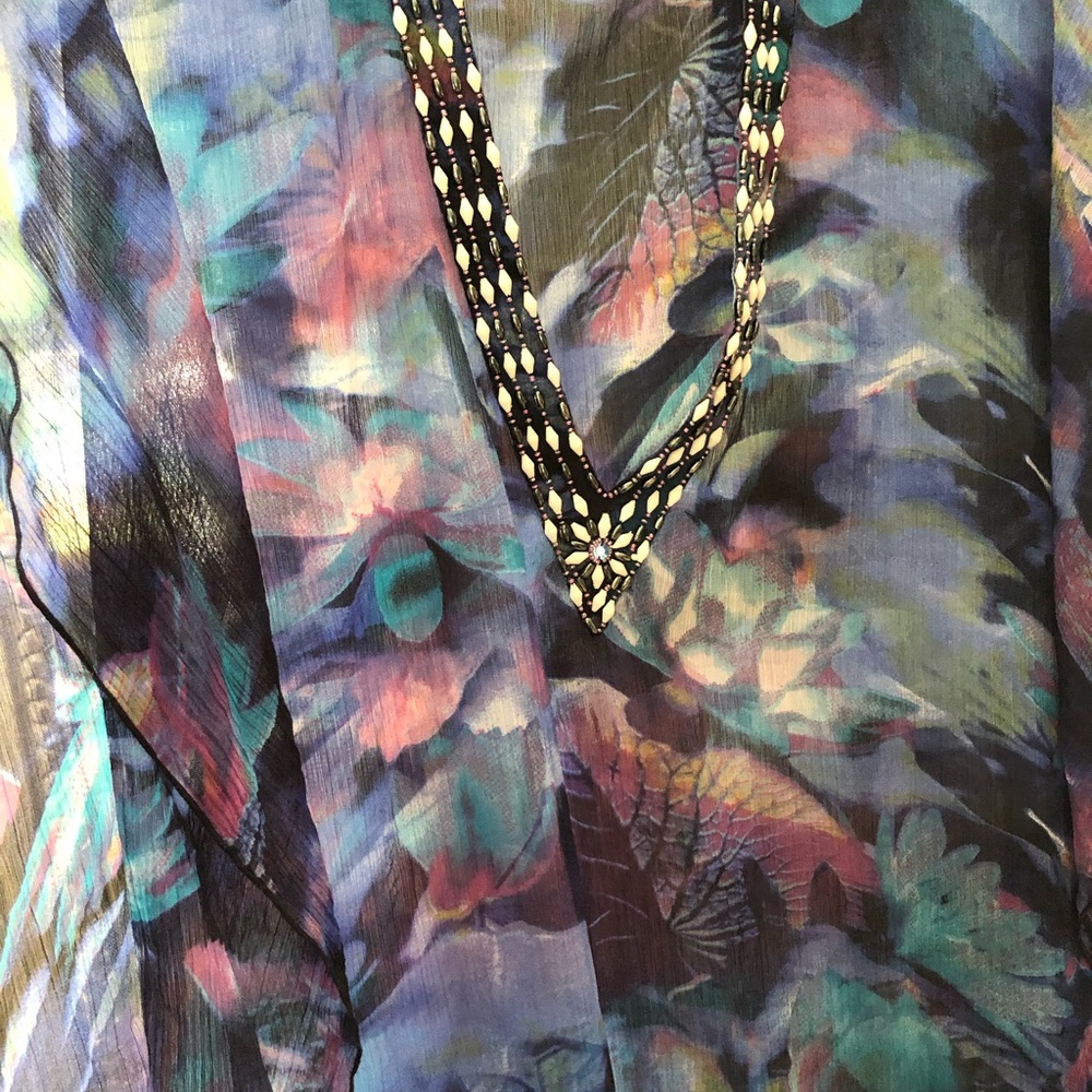 Multi Color Beaded Kaftan. - image 4